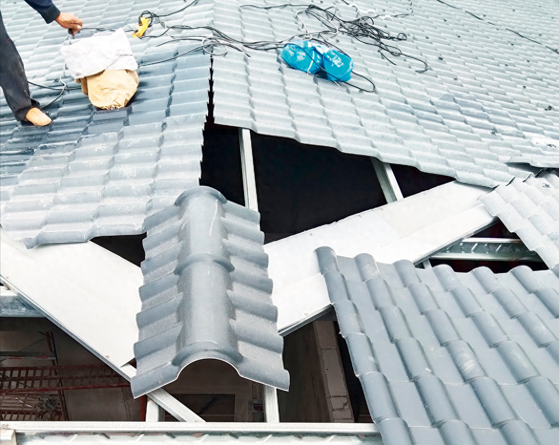 屋面钢结构施工方案_屋面钢梁结构示意图_屋面钢架图片