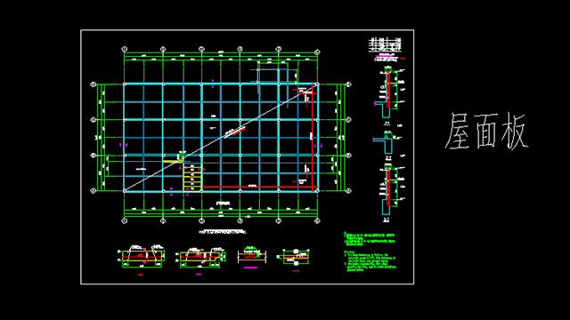 雨棚钢结构尺寸规格_钢结构雨棚cad图纸_雨棚建筑图纸