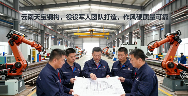 钢构_退役军人钢结构企业_云南天宝钢结构工程有限公司