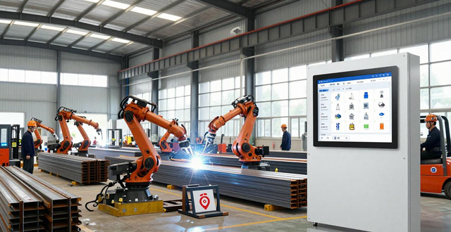 5G钢结构智能制造_5G+UWB精准定位钢结构_钢结构