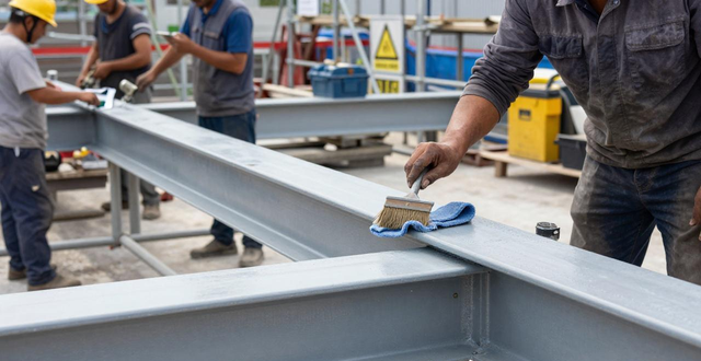 钢结构_钢结构防腐检修_除锈涂刷施工流程