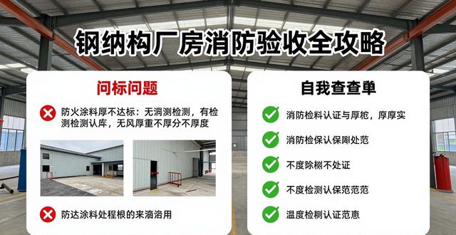 钢结构_钢结构厂房消防验收标准_防火分区隔断检查要点