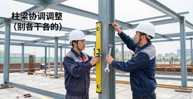 钢构_钢结构安装垂直度偏差_钢结构安装水平度调整