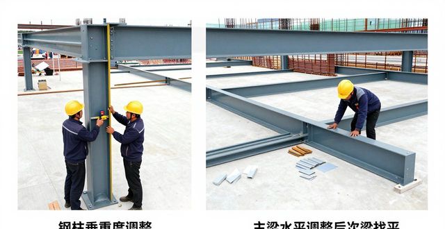 钢结构调整_钢柱垂直度调整方法_钢结构