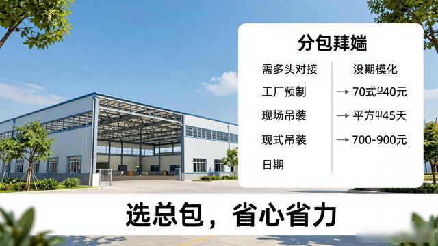 河南2万平钢结构厂房施工厂家_钢构_分包与总包选择策略